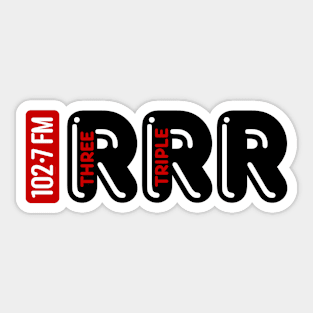 3RRR Radio Melbourne fanart Sticker